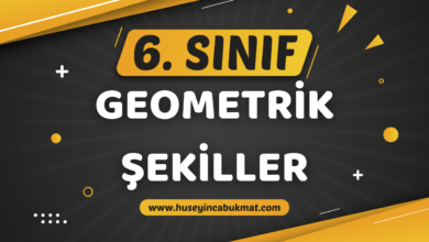 6. Sınıf 3.Tema: Geometrik Şekiller Konu Anlatımı