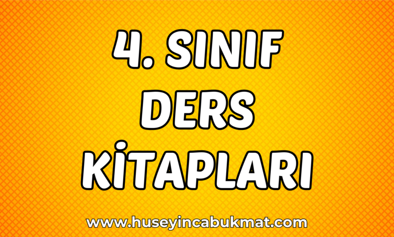 4. Sınıf Ders Kitapları
