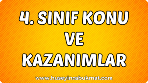 4. Sınıf