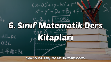 6. Sınıf Matematik Ders Kitapları