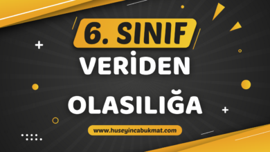 6. Sınıf 6.Tema: Veriden Olasılığa Konu Anlatımı