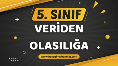 5. Sınıf 6.Tema: Veriden Olasılığa Konu Anlatımı