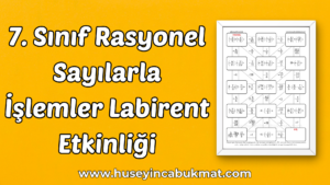 7. Sınıf Etkinlikler