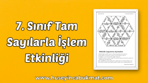 7. Sınıf Etkinlikler