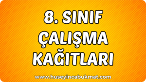 8. Sınıf