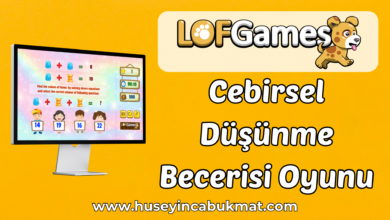Cebirsel Düşünme Becerisi Oyunu