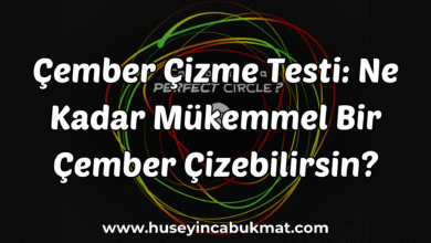 Çember Çizme Testi: Ne Kadar Mükemmel Bir Çember Çizebilirsin?