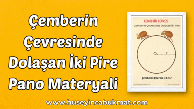 Çemberin Çevresinde Dolaşan İki Pire
