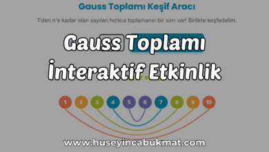 Gauss Toplamı İnteraktif Etkinlik