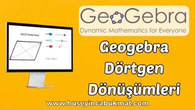 Geogebra Dörtgen Dönüşümleri