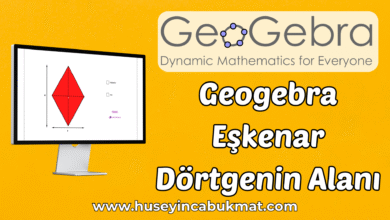 Geogebra Eşkenar Dörtgenin Alanı