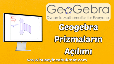 Geogebra Prizmaların Açılımı