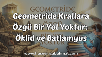 Geometride Krallara Özgü Bir Yol Yoktur: Öklid ve Batlamyus