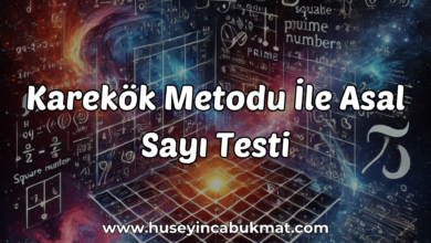 Karekök Metodu İle Asal Sayı Testi