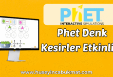 Phet Denk Kesirler Etkinliği