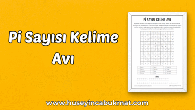 Pi Sayısı Kelime Avı