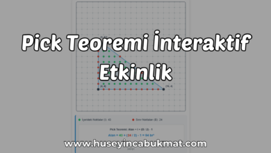 Pick Teoremi İnteraktif Etkinlik