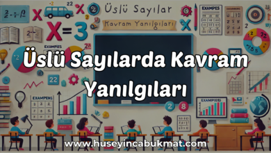 Üslü Sayılarda Kavram Yanılgıları