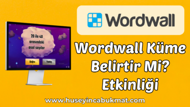 Wordwall Küme Belirtir Mi? Etkinliği