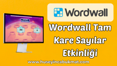 Wordwall Tam Kare Sayılar Etkinliği